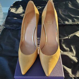 Stuart Weitzman Naughty Adobe Aniline Stiletto Pumps Size 7.0.
